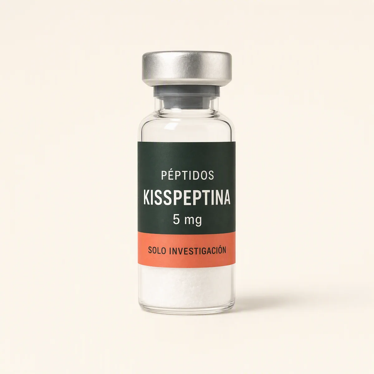 Vial ilustrativo de Kisspeptina de 5 mg