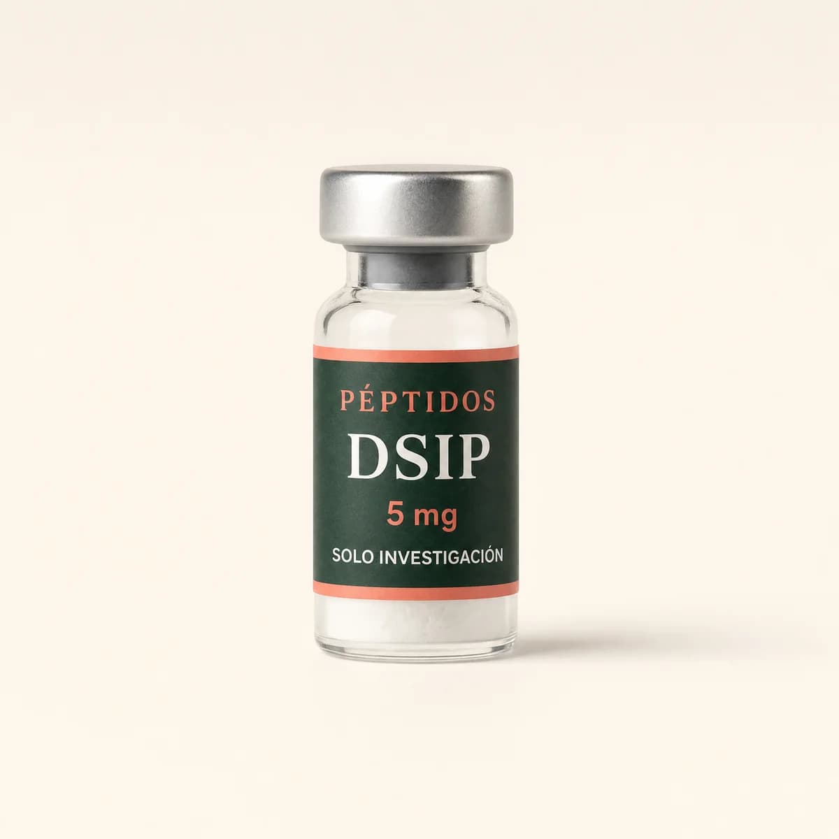 Vial ilustrativo de DSIP de 5 mg