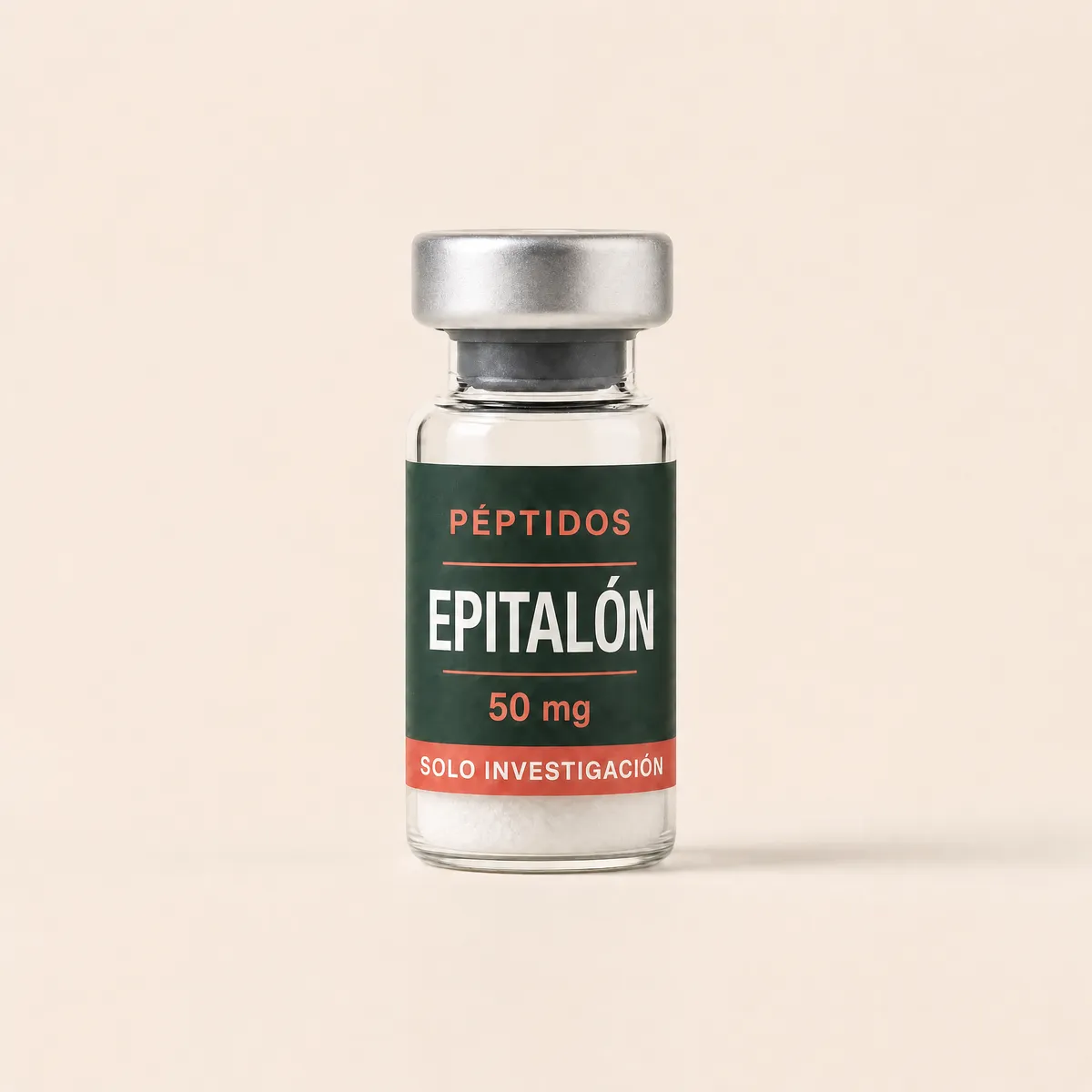 Vial ilustrativo de Epitalón de 50 mg