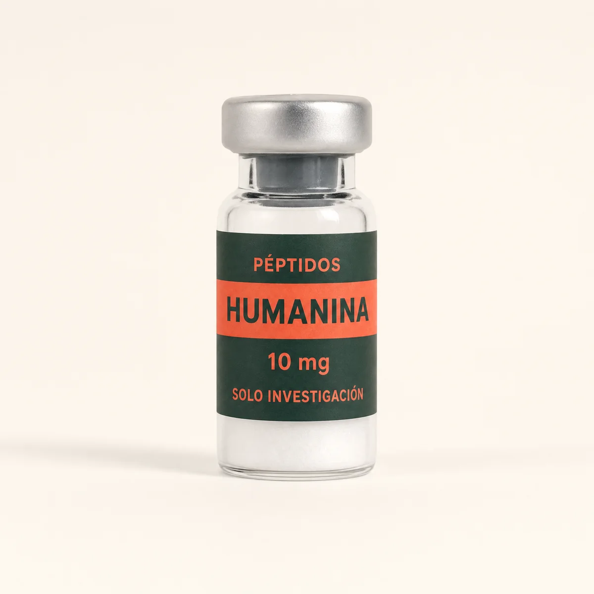 Vial ilustrativo de Humanina de 10 mg