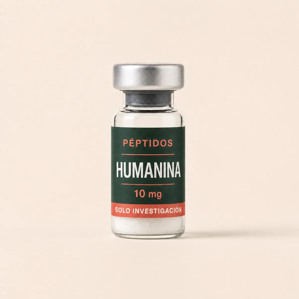 Vial ilustrativo de Humanina de 10 mg