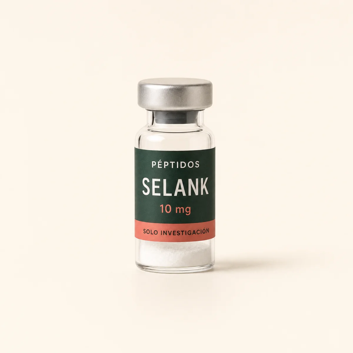 Vial ilustrativo de Selank de 10 mg