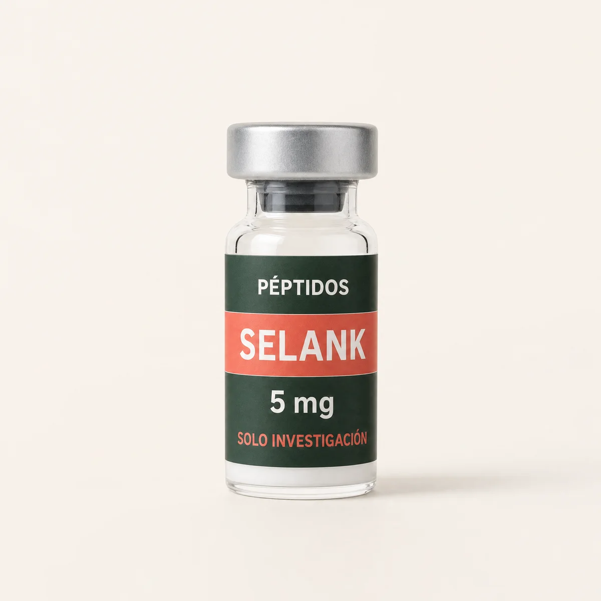 Vial ilustrativo de Selank de 5 mg