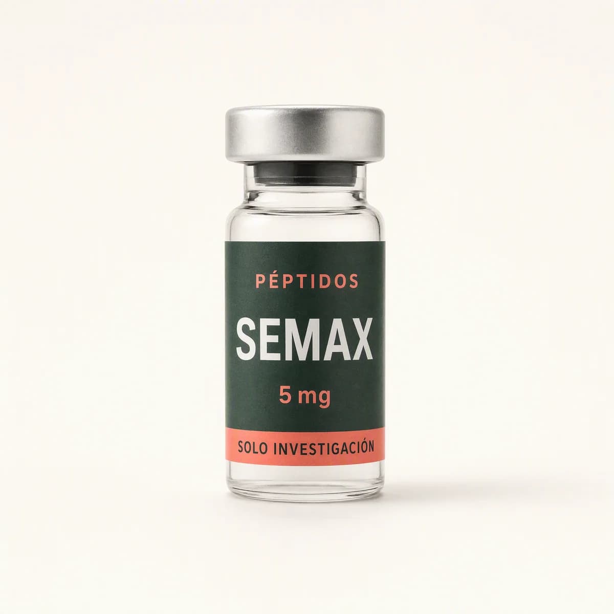 Vial ilustrativo de Semax de 5 mg
